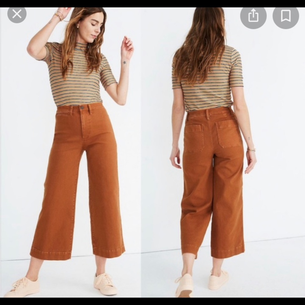 Madewell Emmett Pants in Burnt Sienna